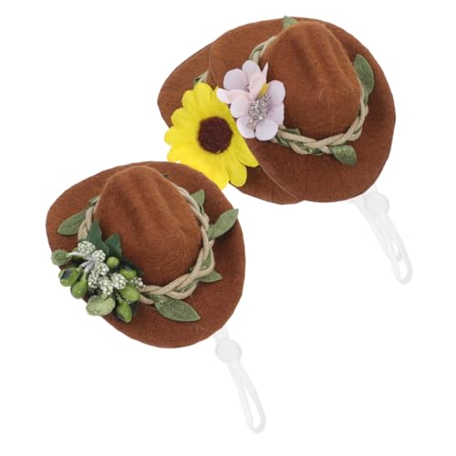 OUNONA 3stücke Mini Cowboyhüte Für Flaschen Aus Filz Kreative Dekoration Für Partys Geburtstagsfeiern Und Hochzeiten Tischdekoration Für Cowboy Cowgirl-themen OUNONA 3stücke Mini Cowboyhüte Für Flaschen Aus Filz Kreative Dekoration Für Partys Geburtstagsfeiern Und Hochzeiten Tischdekoration Für Cowboy Cowgirl-themen von OUNONA