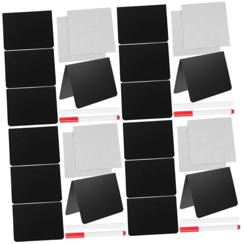 OUNONA 4 Sätze Mini Kreidetafel Wiederverwendbare Tafeln für Preisschilder Lebensmittelbeschriftung Reservierungen Kompakt Praktisch mit Stiften und Tüchern OUNONA 4 Sätze Mini Kreidetafel Wiederverwendbare Tafeln für Preisschilder Lebensmittelbeschriftung Reservierungen Kompakt Praktisch mit Stiften und Tüchern von OUNONA