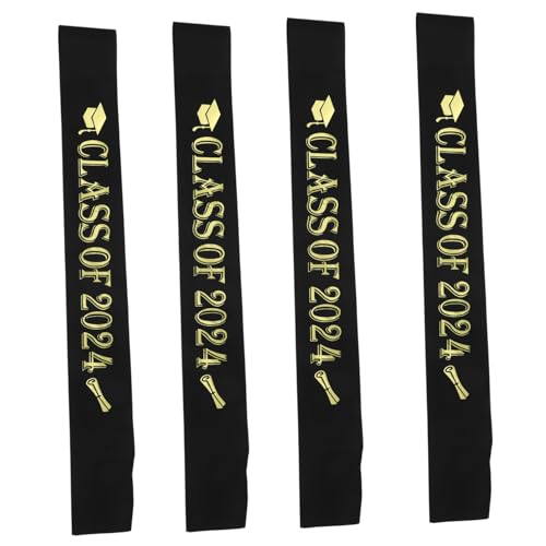 OUNONA 4 Stück 2024 Gürtel für die Abschlussfeier zarte Schärpe für den Abschluss schmucklos Schulterriemen für Abschlussfeier Abschluss Sash Studentenschärpe für Abschlussfeier Satin OUNONA 4 Stück 2024 Gürtel für die Abschlussfeier zarte Schärpe für den Abschluss schmucklos Schulterriemen für Abschlussfeier Abschluss Sash Studentenschärpe für Abschlussfeier Satin von OUNONA
