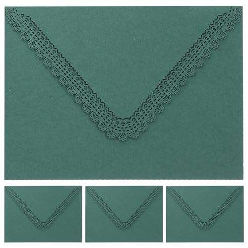 OUNONA 4 Stück Hollow Envelopes für Einladungen Eleganten Moosgrünen Design für Hochzeiten Geburtstagsfeiern Besondere Anlässe für Gratulationen und Dankeskarten OUNONA 4 Stück Hollow Envelopes für Einladungen Eleganten Moosgrünen Design für Hochzeiten Geburtstagsfeiern Besondere Anlässe für Gratulationen und Dankeskarten von OUNONA