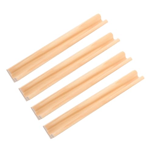 OUNONA 4 Stück Holz Domino Holzhalter für Domino Spielsteine Kreative DIY Dekoration Leicht und Langlebig für Ordnung und Alphabet Lernen OUNONA 4 Stück Holz Domino Holzhalter für Domino Spielsteine Kreative DIY Dekoration Leicht und Langlebig für Ordnung und Alphabet Lernen von OUNONA