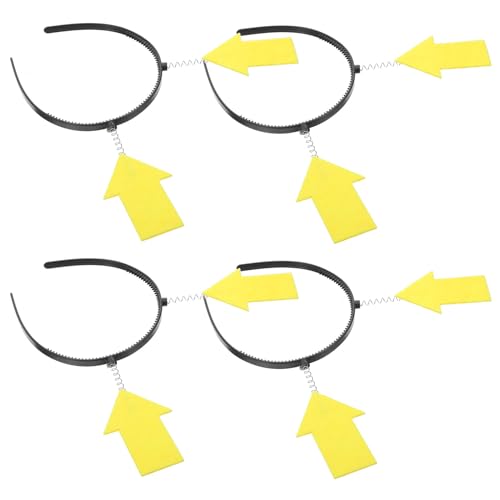 OUNONA 4 Stück Lustiges Haarreifen Leichtes Party-haarband für Frauen Witziges Accessoire für Karneval Halloween Fotobox Kreatives Party-headpiece von OUNONA