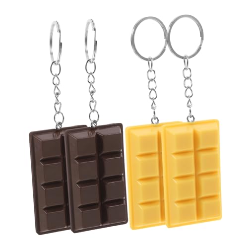 OUNONA 4 Stück Schokoladen-Schlüsselanhänger Schlüsselbund lassen Schlüsselanhänger aus Schokolade Herz Gastgeschenke zur Babyparty Sonic-Schlüsselanhänger isolay PVC OUNONA 4 Stück Schokoladen-Schlüsselanhänger Schlüsselbund lassen Schlüsselanhänger aus Schokolade Herz Gastgeschenke zur Babyparty Sonic-Schlüsselanhänger isolay PVC von OUNONA