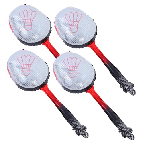 OUNONA 4 Stück Teiliges Aluminiumfolie Badmintonballon Langlebig und Auslaufsicher Rote Sportparty Dekoration Einfach Aufzublasen für Geburtstagsfeiern und Themenveranstaltungen OUNONA 4 Stück Teiliges Aluminiumfolie Badmintonballon Langlebig und Auslaufsicher Rote Sportparty Dekoration Einfach Aufzublasen für Geburtstagsfeiern und Themenveranstaltungen von OUNONA