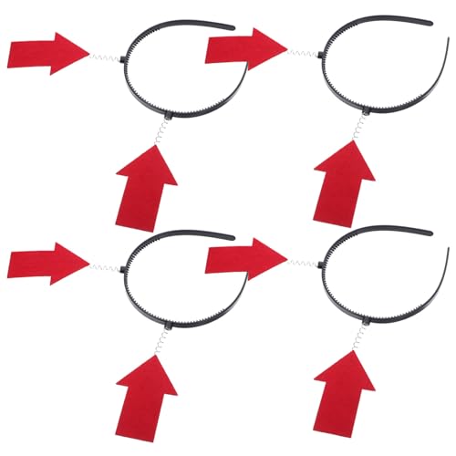 OUNONA 4 Stück Teiliges Lustige Haarreifen für Frauen Originelles Halloween Fotozubehör Leichter Bequemer Haarreif mit -design für Karneval und Fotobox von OUNONA