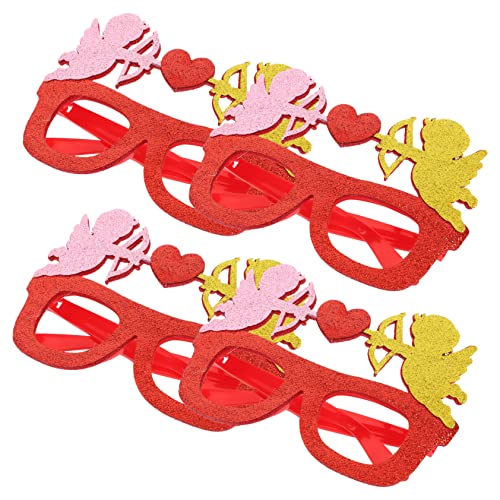 OUNONA 4 Stück Valentinstag Dekorative Brillen Herz Lustige Foto Requisiten für Partys Einzigartige Partybrillen für Unvergessliche OUNONA 4 Stück Valentinstag Dekorative Brillen Herz Lustige Foto Requisiten für Partys Einzigartige Partybrillen für Unvergessliche von OUNONA