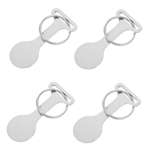OUNONA 4 Stück Viertelspender schlüsselring schlüsselanhänger einkaufswagen Schlüsselanhänger mit Einkaufswagenchip Viertel-Schlüsselanhänger-Einkaufswagenchips Rostfreier Stahl Silver OUNONA 4 Stück Viertelspender schlüsselring schlüsselanhänger einkaufswagen Schlüsselanhänger mit Einkaufswagenchip Viertel-Schlüsselanhänger-Einkaufswagenchips Rostfreier Stahl Silver von OUNONA