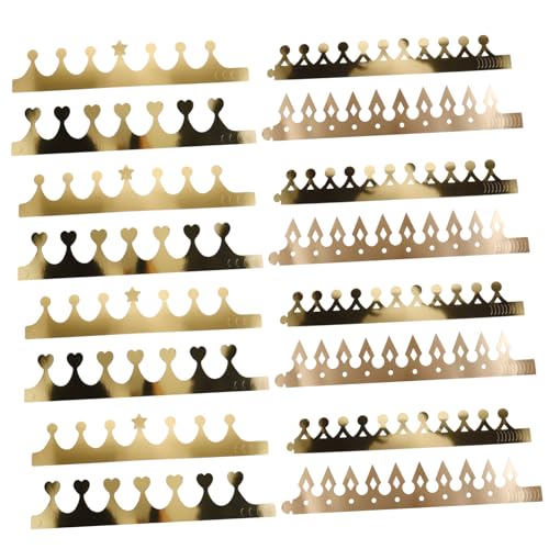 OUNONA 40 Stück Geburtstagshut Geburtstagsfeier Kindergeburtstag Dekorationen Geburtstagskronen -klassenzimmer Partyhüte Für Kronen Hut Kindergeburtstagskrone Golden Papier OUNONA 40 Stück Geburtstagshut Geburtstagsfeier Kindergeburtstag Dekorationen Geburtstagskronen -klassenzimmer Partyhüte Für Kronen Hut Kindergeburtstagskrone Golden Papier von OUNONA