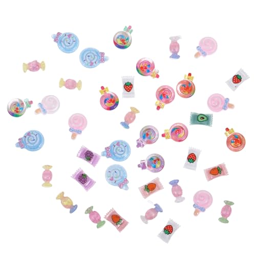 OUNONA 40 Stück Teiliges Nagel Charms Cartoon Süßigkeiten Nagelschmuck Maniküre Dekoration Niedliche Nail Art Verzierungen für Gelnägel und Kreative Nageldesigns OUNONA 40 Stück Teiliges Nagel Charms Cartoon Süßigkeiten Nagelschmuck Maniküre Dekoration Niedliche Nail Art Verzierungen für Gelnägel und Kreative Nageldesigns von OUNONA