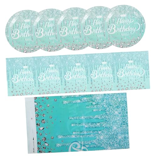 OUNONA 41 Stück Geburtstagsparty Liefert Geburtstagstischdekorationen Tischdecke Für Geburtstagsfeier Geburtstagsdekoration Für Männer Geburtstagstortenplatten Light Green Papier OUNONA 41 Stück Geburtstagsparty Liefert Geburtstagstischdekorationen Tischdecke Für Geburtstagsfeier Geburtstagsdekoration Für Männer Geburtstagstortenplatten Light Green Papier von OUNONA