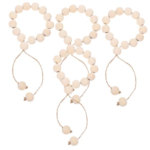 OUNONA 4Stücke Rustikale Serviettenringe aus Holz mit Hanfseil Dekorative Serviettenhalter für Hochzeit Geburtstagsfeiern und Feiertage Beeindruckende Tischdekoration mit Holzperlen OUNONA 4Stücke Rustikale Serviettenringe aus Holz mit Hanfseil Dekorative Serviettenhalter für Hochzeit Geburtstagsfeiern und Feiertage Beeindruckende Tischdekoration mit Holzperlen von OUNONA