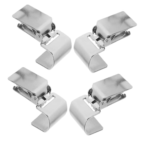 OUNONA 4stücke Schwere Teppich-Clips Aus Für Wand Vielseitige Aufhängung Für Teppiche Und Vorhänge Einfache Anwendung Und Stilvolles Design Silber von OUNONA