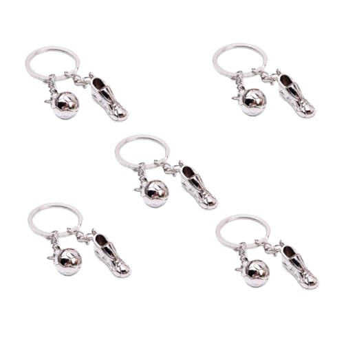 OUNONA 5 Stück Anhänger für Fußballschuhe lustige schlüsselanhänger rucksack schlüsselanhänger Autoschlüsselkette Schlüsselanhänger Schlüsselanhänger schmuck Zinklegierung Silver OUNONA 5 Stück Anhänger für Fußballschuhe lustige schlüsselanhänger rucksack schlüsselanhänger Autoschlüsselkette Schlüsselanhänger Schlüsselanhänger schmuck Zinklegierung Silver von OUNONA