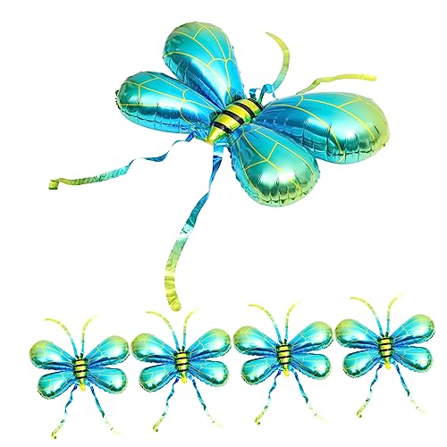 OUNONA 5 Stück Fee verkleiden sich Requisiten groß geformt Flügel Ballons Farben Blau hühner kinderknallzeug luftballons Feenflügel-Ballon Geburtstagsfeier Aluminiumfolie Blue OUNONA 5 Stück Fee verkleiden sich Requisiten groß geformt Flügel Ballons Farben Blau hühner kinderknallzeug luftballons Feenflügel-Ballon Geburtstagsfeier Aluminiumfolie Blue von OUNONA