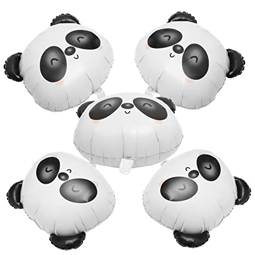 OUNONA 5stücke Panda Aluminiumfolie Luftballons Panda Luftballons Party Dekorationen Und von OUNONA
