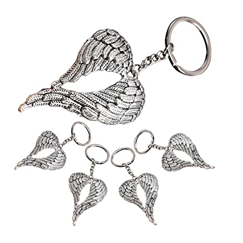 OUNONA 5 Stück Teiliges Diy Schlüsselanhänger Set mit Flügeln Kreative für Hochzeiten und Besondere Anlässe für Personalisierte Schlüsselanhänger und Bastelprojekte OUNONA 5 Stück Teiliges Diy Schlüsselanhänger Set mit Flügeln Kreative für Hochzeiten und Besondere Anlässe für Personalisierte Schlüsselanhänger und Bastelprojekte von OUNONA