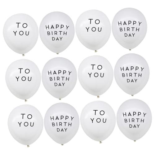 OUNONA 50 Stück 12 Latexballons luftballons balloons geburtstagsballon ballongas geburtstagsdeko balongas birthday ballons geburtstags ballon luftballone ballonie wasserballons von OUNONA