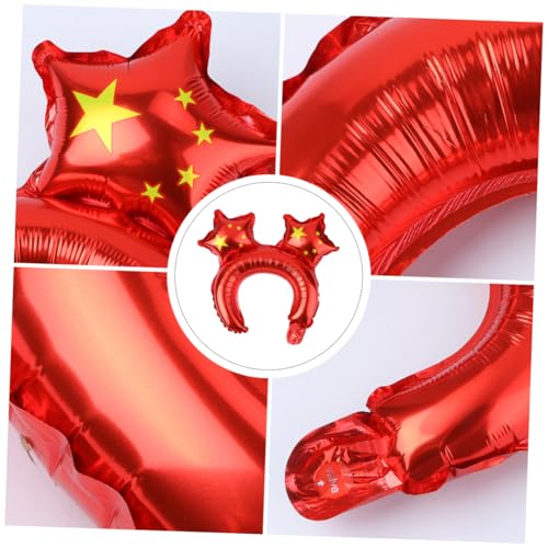 OUNONA 50 Stück Folien Kopfband Luftballons mit Design für Festivals und Partys Handheld Dekoration und Haarschmuck OUNONA 50 Stück Folien Kopfband Luftballons mit Design für Festivals und Partys Handheld Dekoration und Haarschmuck von OUNONA