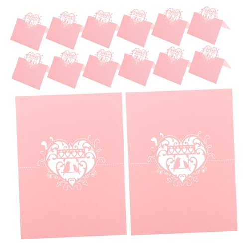 OUNONA 50 Stück Love Bird Hochzeit Tischkarten mit Herzmotiv Faltbare Sitzplatzkarten für Bridal Shower Verlobung und Formelle Dinner Personalisierbare Hochzeitstischdekoration OUNONA 50 Stück Love Bird Hochzeit Tischkarten mit Herzmotiv Faltbare Sitzplatzkarten für Bridal Shower Verlobung und Formelle Dinner Personalisierbare Hochzeitstischdekoration von OUNONA