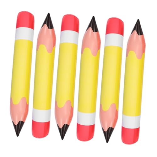 OUNONA 6 Stück Aufblasbare Bleistiftdekoration erste Bleistiftverzierungen Jumbo -Stifte vorschul bleistift Bleistifte Zurück in Schulfoto -Requisiten Bleistiftdekore Jumbo-Buntstift PVC OUNONA 6 Stück Aufblasbare Bleistiftdekoration erste Bleistiftverzierungen Jumbo -Stifte vorschul bleistift Bleistifte Zurück in Schulfoto -Requisiten Bleistiftdekore Jumbo-Buntstift PVC von OUNONA
