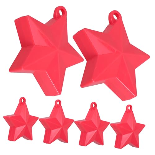 OUNONA 6 Stück Ballonanhänger Stern Dekorationen Spitz Geformt Gewichte Ballongewicht Binden Luftballons Zementblock Rosy OUNONA 6 Stück Ballonanhänger Stern Dekorationen Spitz Geformt Gewichte Ballongewicht Binden Luftballons Zementblock Rosy von OUNONA