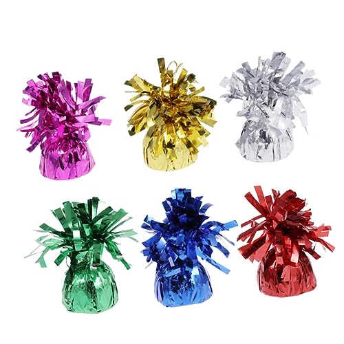 OUNONA 6 Stück Ballonbeschwerer Bunten Farben für Geburtstagsfeiern Große Ballonpendants aus Hochwertigem Material für Hochzeiten Partys und Anlässe OUNONA 6 Stück Ballonbeschwerer Bunten Farben für Geburtstagsfeiern Große Ballonpendants aus Hochwertigem Material für Hochzeiten Partys und Anlässe von OUNONA