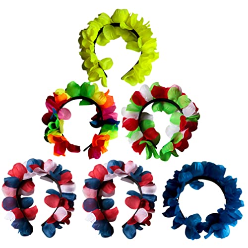OUNONA 6 Stück Blütenblatt-stirnband Floraler Kopfschmuck Erwachsene Party-haarschmuck Dekoration Blumenhaarbänder Tropisches Stirnband Tropische Stirnbänder Strandparty-stirnband Plastik OUNONA 6 Stück Blütenblatt-stirnband Floraler Kopfschmuck Erwachsene Party-haarschmuck Dekoration Blumenhaarbänder Tropisches Stirnband Tropische Stirnbänder Strandparty-stirnband Plastik von OUNONA