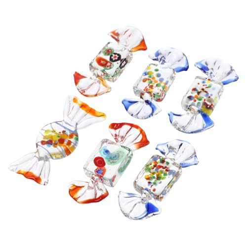 OUNONA 6 Stück Candy Ornament Bunte Glasbonbons Dekoration für Schlafzimmer Wohnzimmer Schreibtisch Langlebig und Stilvoll OUNONA 6 Stück Candy Ornament Bunte Glasbonbons Dekoration für Schlafzimmer Wohnzimmer Schreibtisch Langlebig und Stilvoll von OUNONA