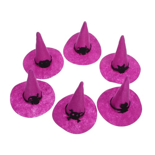 OUNONA 6 Stück Teiliges Kleine Filz Witch Hats Weiche Diy Hexenhüte für Gruppenbasteln Halloween Partydekoration Lustiges Festival Halloween Cosplay mit Spinnen Kürbis Fledermaus Motiven OUNONA 6 Stück Teiliges Kleine Filz Witch Hats Weiche Diy Hexenhüte für Gruppenbasteln Halloween Partydekoration Lustiges Festival Halloween Cosplay mit Spinnen Kürbis Fledermaus Motiven von OUNONA