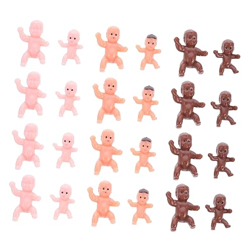 OUNONA 60Stücke Mini Babyspielzeug Verschiedenen Hauttönen für Babyparty Spiele Eiswürfelspiele Kuchendekorationen für Jungen und Lustiges OUNONA 60Stücke Mini Babyspielzeug Verschiedenen Hauttönen für Babyparty Spiele Eiswürfelspiele Kuchendekorationen für Jungen und Lustiges von OUNONA