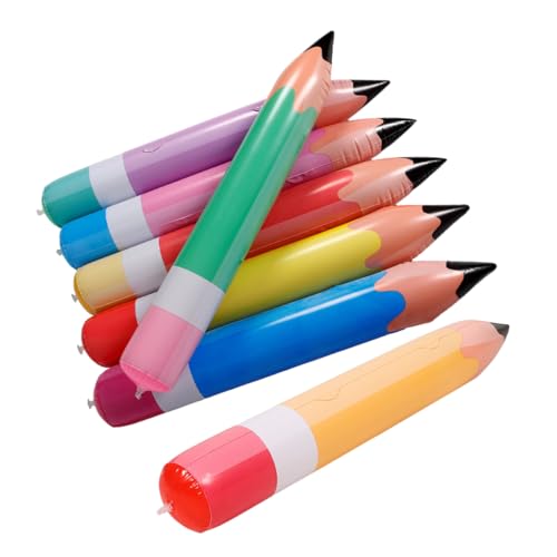 OUNONA 7 Stück aufblasbarer Bleistift Bleistiftdekore Zurück zur Schule Requisiten Extra große Bleistiftspielzeuge riesige Bleistiftstütze Großes Bleistiftspielzeug Riese Buntstift PVC OUNONA 7 Stück aufblasbarer Bleistift Bleistiftdekore Zurück zur Schule Requisiten Extra große Bleistiftspielzeuge riesige Bleistiftstütze Großes Bleistiftspielzeug Riese Buntstift PVC von OUNONA
