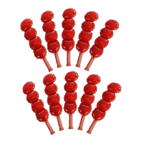 OUNONA 8 Stück Ballon-requisiten Kandierte Hagebutten-partydekorationen Kandierte Haws-tischdekorationsballons Kandierter Hagebutten-ballon Kandiertes Haws-snack-partyzubehör Sport von OUNONA
