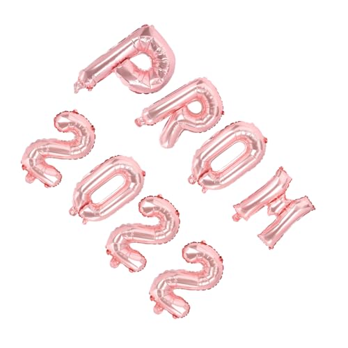 OUNONA 8 Stück Ballonanzug Abschlussballonverzierung Abschluss-Design-Ballon Dekoration funkeln ballons balloons Party hängend schmücken Zubehör für Abschlussfeiern Aluminiumfolie Golden von OUNONA