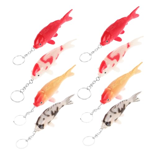 OUNONA 8 Stück Schlüsselanhänger Süßer Schlüsselanhänger Mini Taschenanhänger Lebensechtes Modell Ornament Schultaschenanhänger Koi Fisch Zum Aufhängen Anhänger OUNONA 8 Stück Schlüsselanhänger Süßer Schlüsselanhänger Mini Taschenanhänger Lebensechtes Modell Ornament Schultaschenanhänger Koi Fisch Zum Aufhängen Anhänger von OUNONA