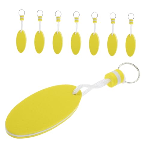 OUNONA 8 Stück Teiliges Schwimmende Schlüsselanhänger aus Eva Schaumstoff Ovale Bootsschlüsselhalter für Segeln Kajak Angeln Wasserfeste Sichtbare Schlüsselringe für Wassersport OUNONA 8 Stück Teiliges Schwimmende Schlüsselanhänger aus Eva Schaumstoff Ovale Bootsschlüsselhalter für Segeln Kajak Angeln Wasserfeste Sichtbare Schlüsselringe für Wassersport von OUNONA