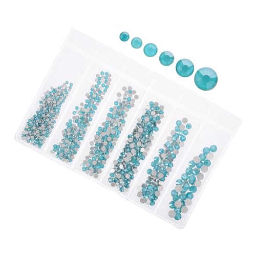 OUNONA 820Stücke Nageldiamanten Strasssteine mit Flacher Rückseite für Nailart DIY Handyhüllen Schmuck und Bastelprojekte von OUNONA