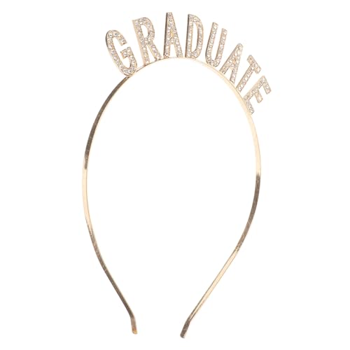 OUNONA Abschluss Stirnband Haarzubehör graduation cap strass haarreif Herzlichen Glückwunsch zur Kopfbedeckung Abschlusshaarschmuck dekoration abschluss kopfschmuck Abschlussfest-Haarband OUNONA Abschluss Stirnband Haarzubehör graduation cap strass haarreif Herzlichen Glückwunsch zur Kopfbedeckung Abschlusshaarschmuck dekoration abschluss kopfschmuck Abschlussfest-Haarband von OUNONA