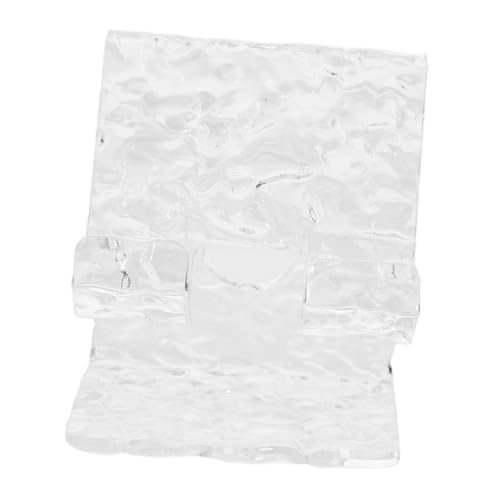 OUNONA Albumständer Inhaber dekorativ Gestell Rekordhalter Muster Zeigen CD -Organisator Staffelei-Ausstellungsständer Bilderständer handy liefert Tischtelefonständer Acryl Transparent von OUNONA