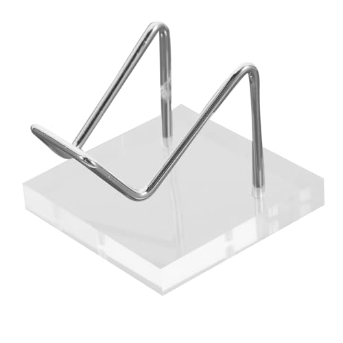 OUNONA Basis für Ausstellungsständer Edelstein Vitrine dekorativer Tellerständer Bild steht für Anzeige kleine Staffelei mit Präsentationsständer Eisen Transparent OUNONA Basis für Ausstellungsständer Edelstein Vitrine dekorativer Tellerständer Bild steht für Anzeige kleine Staffelei mit Präsentationsständer Eisen Transparent von OUNONA