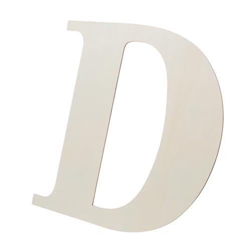 OUNONA Buchstaben DIY Handarbeiten Holzalphabet Blanko Holzschilder Zum Basteln Holzbuchstaben Buchstabenschild Für Wand Holzbuchstaben Holzdeko Holzbuchstaben Ornamente Buchsbaum von OUNONA