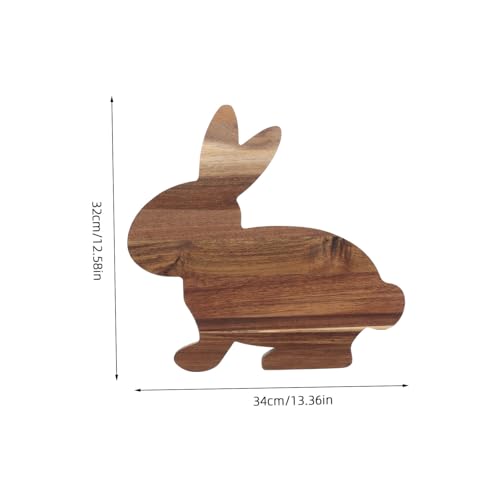 OUNONA Bunny Holz Schneidebrett Tierförmiges Küchenbrett Multifunktionale Servierplatte für Snacks und für Kochliebhaber und Lebensmittelecht OUNONA Bunny Holz Schneidebrett Tierförmiges Küchenbrett Multifunktionale Servierplatte für Snacks und für Kochliebhaber und Lebensmittelecht von OUNONA