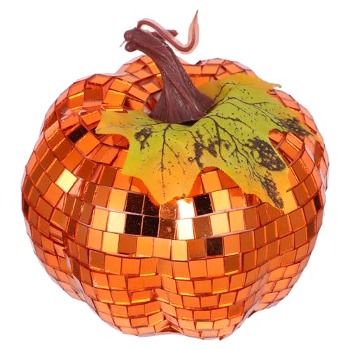 OUNONA Discokugel-kürbis- : Reflektierender Spiegel, Künstliches Gemüse, 70er-Jahre-Party-Dekoration Für Hochzeitstisch-mittelstück, Halloween, Thanksgiving, Bauernhaus-Ernte- OUNONA Discokugel-kürbis- : Reflektierender Spiegel, Künstliches Gemüse, 70er-Jahre-Party-Dekoration Für Hochzeitstisch-mittelstück, Halloween, Thanksgiving, Bauernhaus-Ernte- von OUNONA