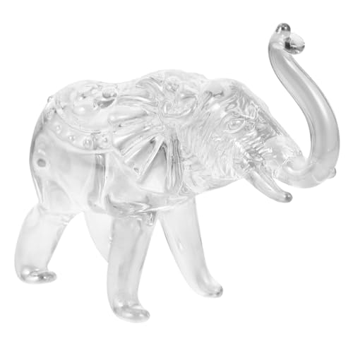 OUNONA Elefanten-Tierornamente Bürodekoration büro Dekoration Geschnitzte Tierskulptur Statue Elefant Schreibtisch Büro-Schreibtisch-Dekor Elefantenfigur Dekoration Mini von OUNONA