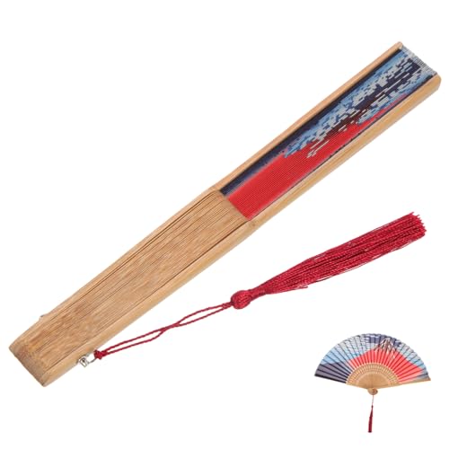 OUNONA Faltbarer Seiden Handfächer im Japanischen Stil aus Eleganter Fächer für Damen für Hochzeiten Partys und Sommerreisen OUNONA Faltbarer Seiden Handfächer im Japanischen Stil aus Eleganter Fächer für Damen für Hochzeiten Partys und Sommerreisen von OUNONA