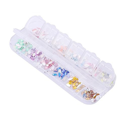 OUNONA Farben Nail Art Strasssteine Glänzende Flache Rückseite Dekorationen für Nägel Vielseitig Einsetzbar für Maniküre Kosmetik und Bastelprojekte Praktischer OUNONA Farben Nail Art Strasssteine Glänzende Flache Rückseite Dekorationen für Nägel Vielseitig Einsetzbar für Maniküre Kosmetik und Bastelprojekte Praktischer von OUNONA