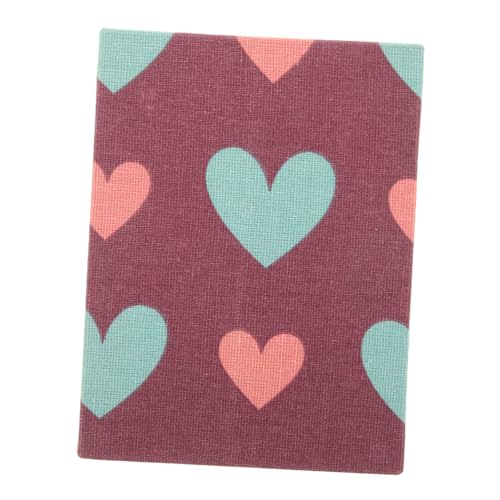 OUNONA Fotoalbum mit Herzmuster Diy Erinnerungsalbum mit Stoffcover Vintage Design für Hochzeit und Besondere Anlässe Seiten zum Einkleben von Fotos OUNONA Fotoalbum mit Herzmuster Diy Erinnerungsalbum mit Stoffcover Vintage Design für Hochzeit und Besondere Anlässe Seiten zum Einkleben von Fotos von OUNONA