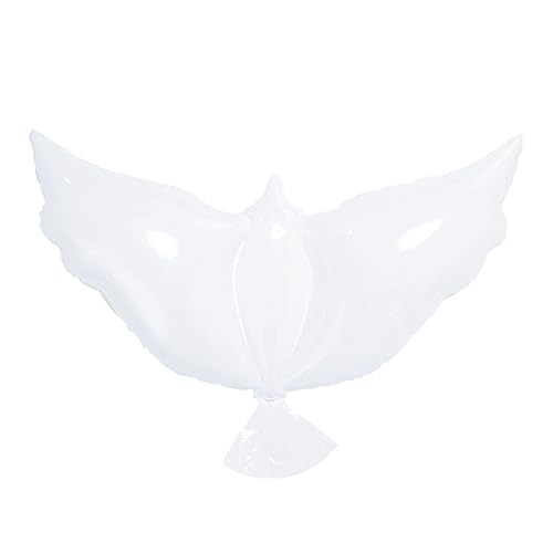 OUNONA Friedens Taubenballon aus Aluminiumfolie Weiße Ballons für Hochzeiten Beerdigungen Gedenkfeiern und Geburtstagsdekorationen zu Entfalten Lassen OUNONA Friedens Taubenballon aus Aluminiumfolie Weiße Ballons für Hochzeiten Beerdigungen Gedenkfeiern und Geburtstagsdekorationen zu Entfalten Lassen von OUNONA