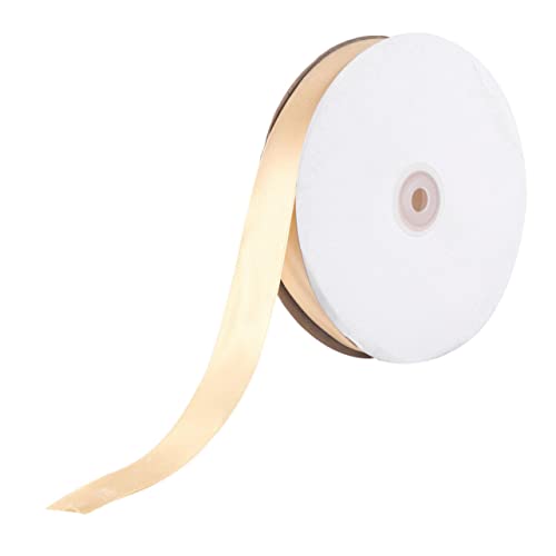 OUNONA Goldenes Satin Geschenkband aus Polyester Dekoratives Schleifenband für Hochzeiten Partys und DIY Verpackungen von OUNONA