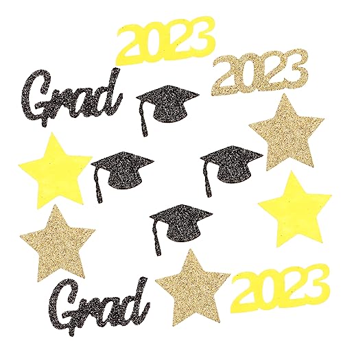 OUNONA Graduation Konfetti aus Vliesstoff Bunte Tischdekoration für Abschlussfeiern zum Streuen bei Festen und Partys Geruchsneutral und Gefertigt OUNONA Graduation Konfetti aus Vliesstoff Bunte Tischdekoration für Abschlussfeiern zum Streuen bei Festen und Partys Geruchsneutral und Gefertigt von OUNONA