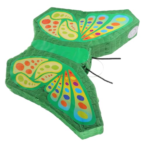 OUNONA Grüne Schmetterlings Piñata für Geburtstagsfeiern Füllbare Piñata für Kindergeburtstag Partys und Feiern Süßigkeitenbehälter für Unterhaltsame Überraschungen von OUNONA